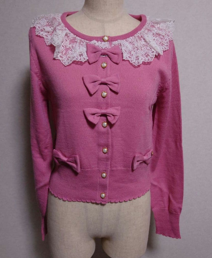 BABY, THE STARS SHINEBRIGHTクラウンレースカーディガン Crown Lace Cardigan by Baby, the Stars Shine Bright