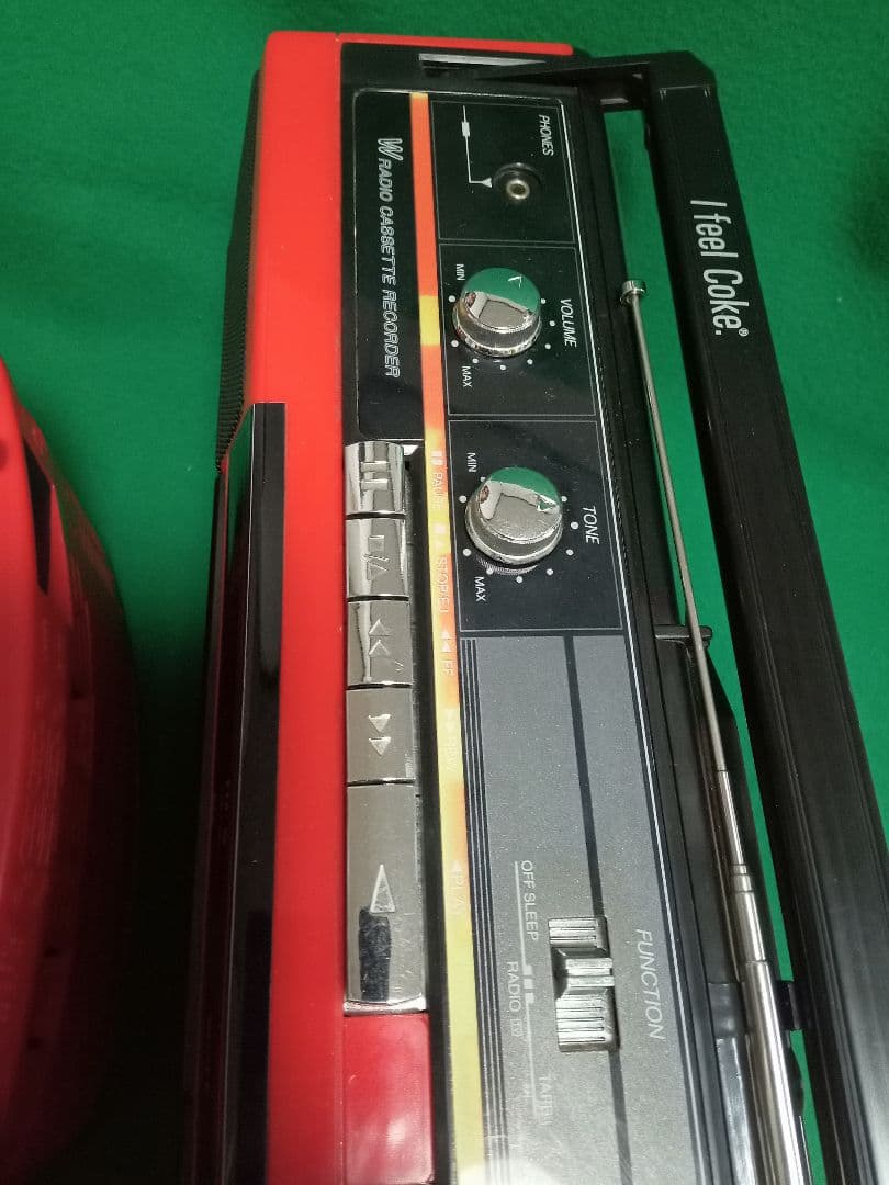 Coca-Cola ラジカセ 赤、CD2台セットジャンク品 - メルカリ