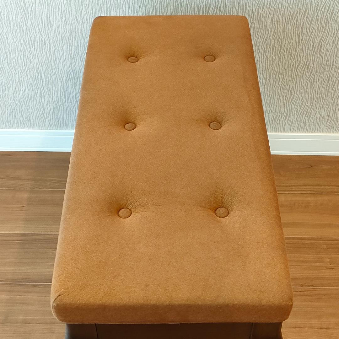 希少 アンティーク ピアノ椅子 長椅子 猫脚 ベンチタイプ