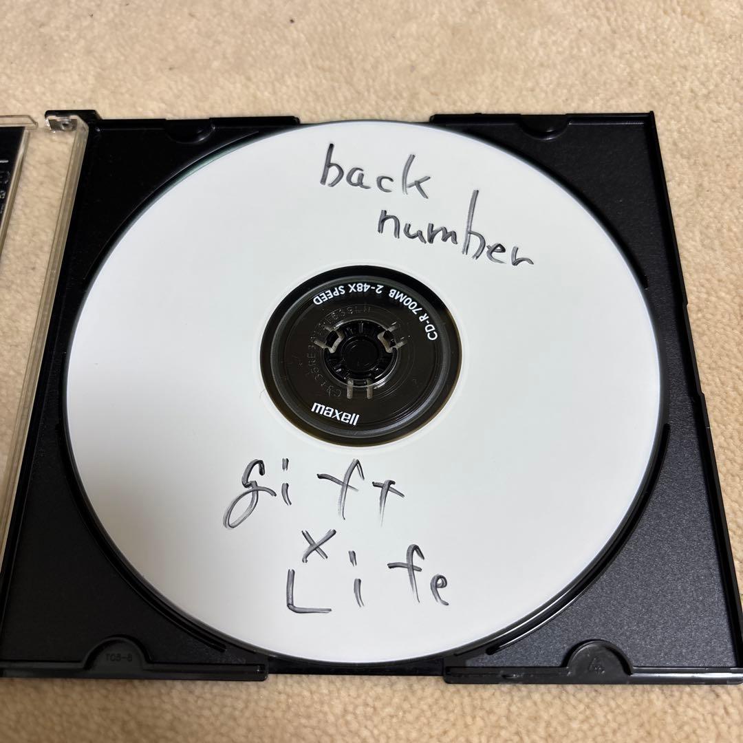 back number gift×Life インディーズ