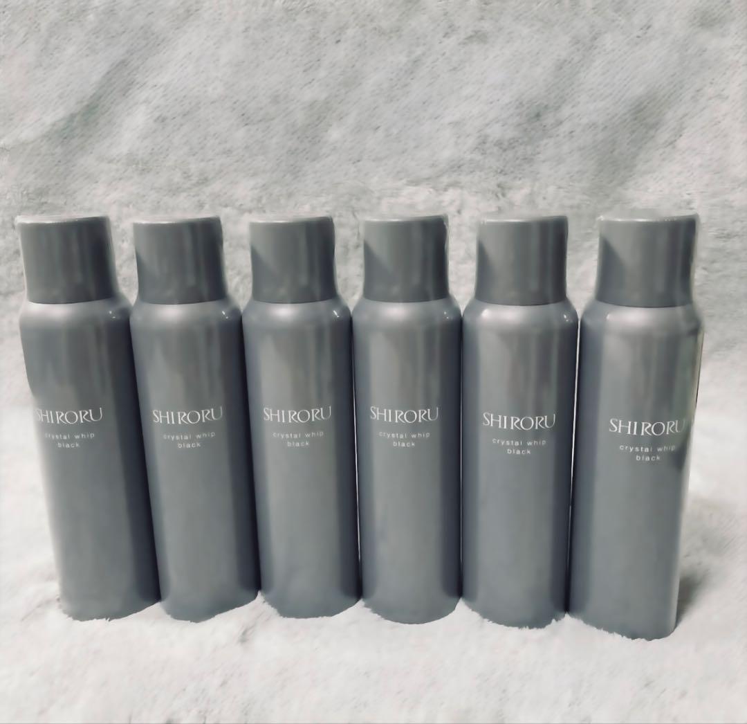 SHIROURU クリスタルホイップブラック洗顔料 150ml 6本セット クリスタルホイップ ブラック｜SHIRORU(シロル)公式オンラインストア