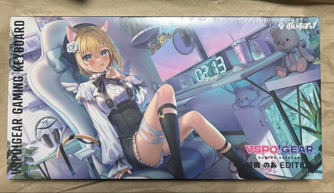 ぶいすぽ　VSPO! GEAR　ゲーミングキーボード　胡桃のあ Edition Amazon.co.jp: ぶいすぽ GEAR ゲーミング キーボード 胡桃のあ