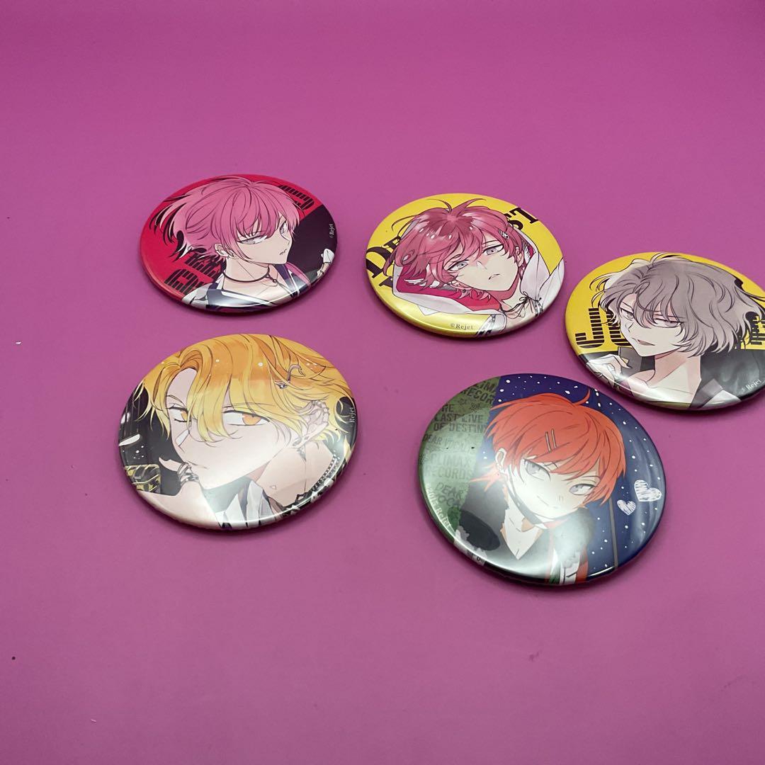 キャラクター缶バッジ 5個 ディア ヴォーカリスト ディアヴォ エー