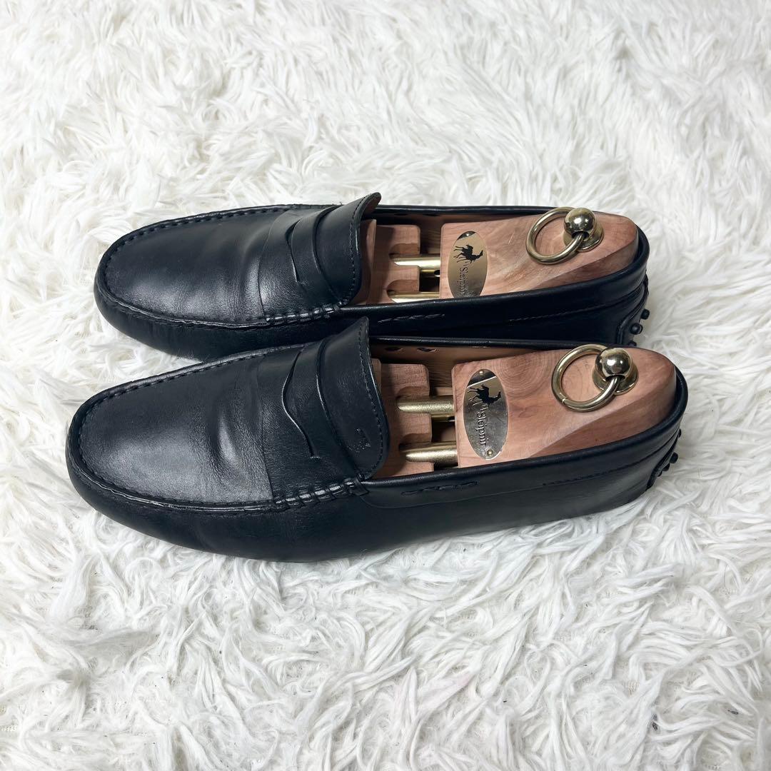 【美品】 TOD'S トッズ ドライビングシューズ Tタイムレス 25.5cm