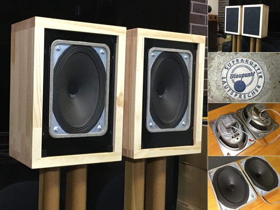 西独 Blaupunkt 18×26㎝究極フルレンジシステム ペアPHST内蔵 西独 Blaupunkt 18×26㎝究極フルレンジシステム ペアPHST内蔵