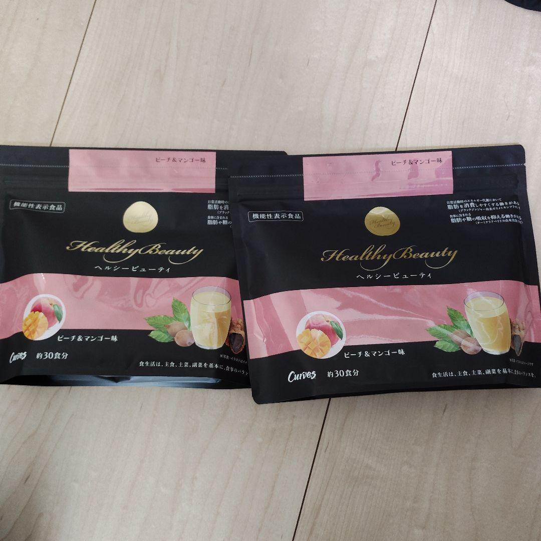 未開封 カーブスヘルシービューティーピーチ＆マンゴー味 30食分