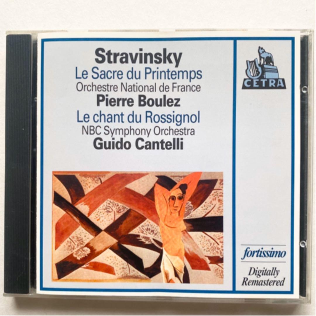 ストラヴィンスキー:春の祭典 ブーレーズ うぐいすの歌 カンテッリ ｽﾄﾗｳﾞｨﾝｽｷｰ:春の祭典､ﾍﾟﾄﾙｰｼｭｶ&火の鳥(1910年全曲&組曲【完全生産限定