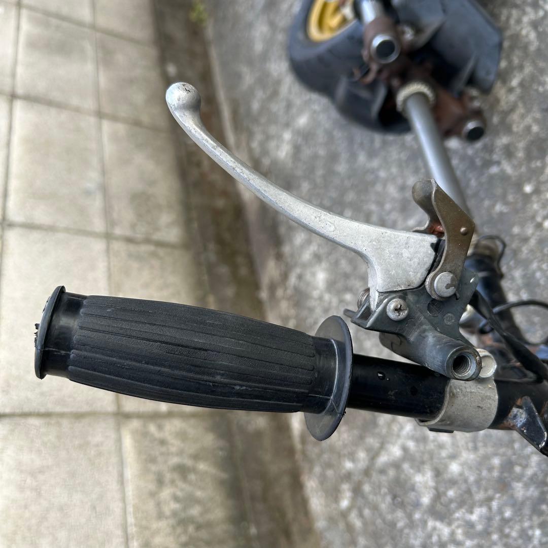 AF35 ライブディオ ZX Fフォーク ブレーキ ステム 金ホイール セット