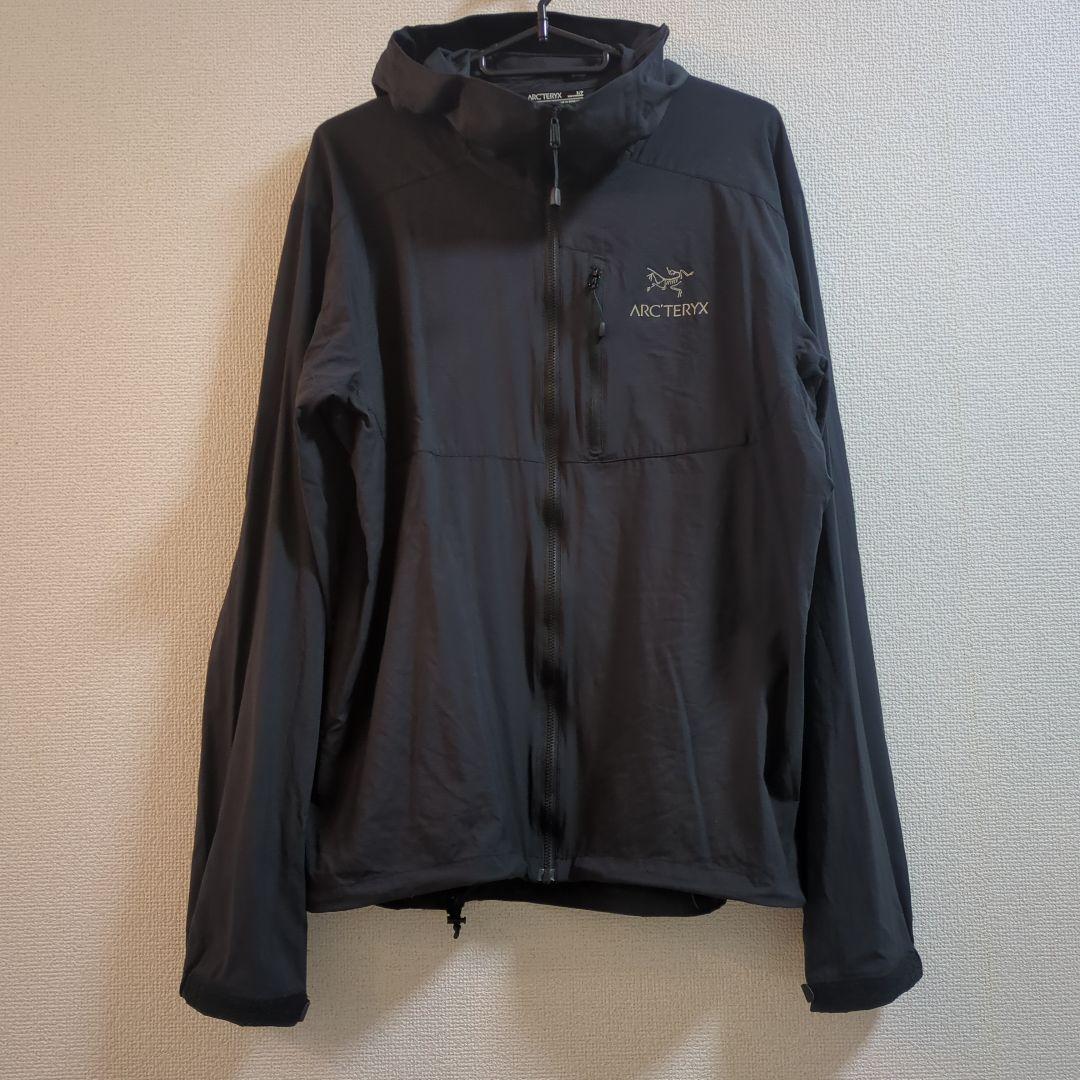 ARCTERYX SQUAMISH HOODY S ライトシェルジャケット Arc'teryx Squamish Hoody Jacket Black Size M | eBay