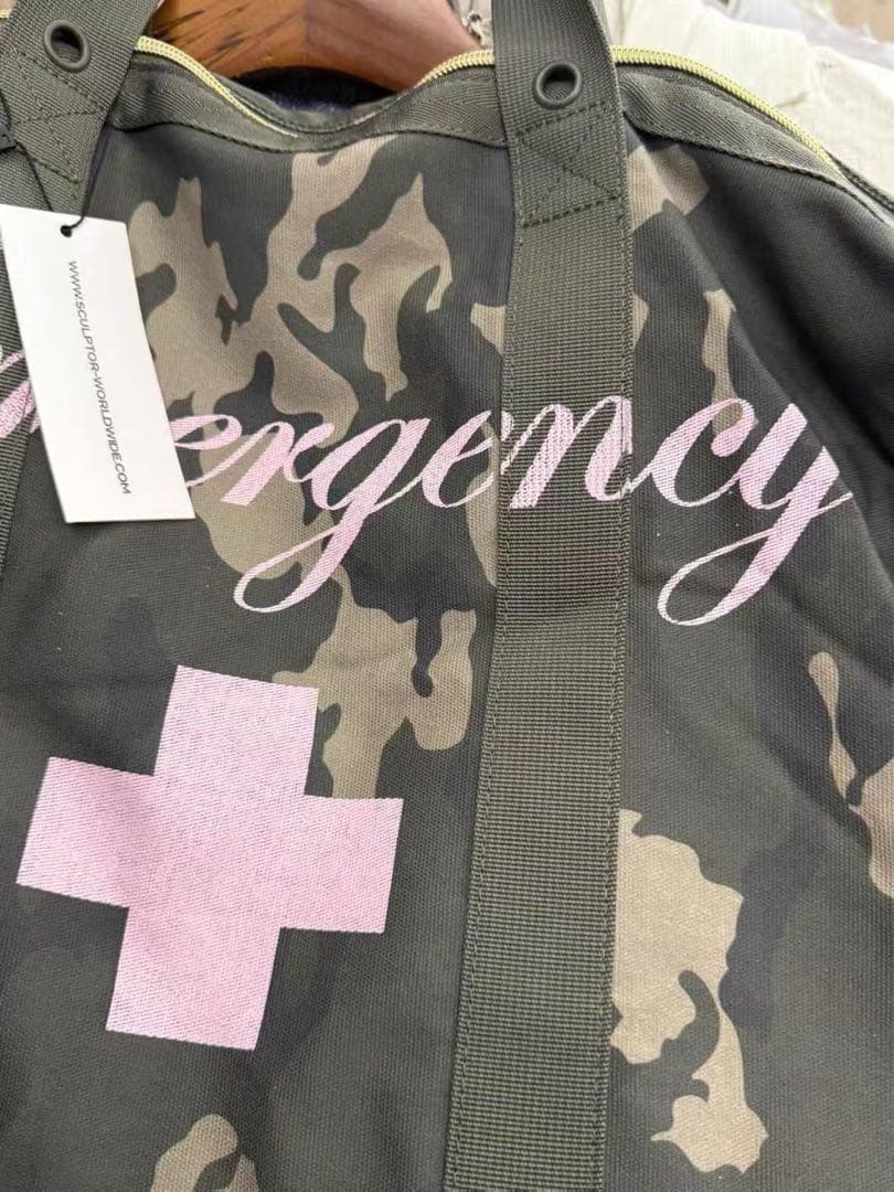 Sculptor 迷彩柄エコバッグ Emergency