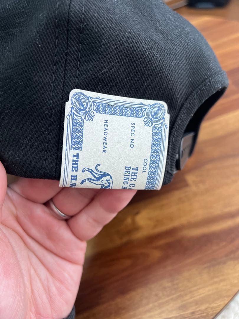 H.W.DOG & CO. ブラックキャップ(サイズ40)