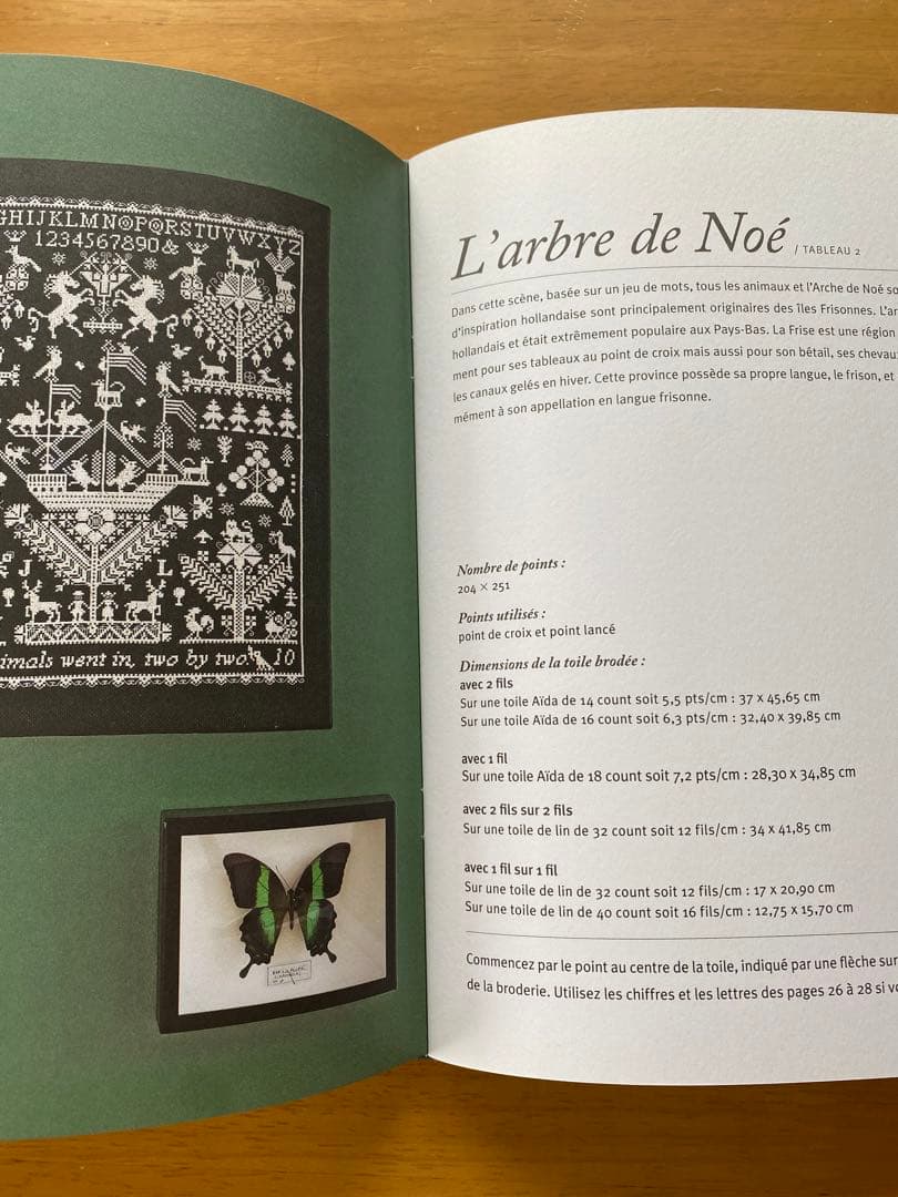 クロスステッチ図案集 L'arbre de Noe' - メルカリ