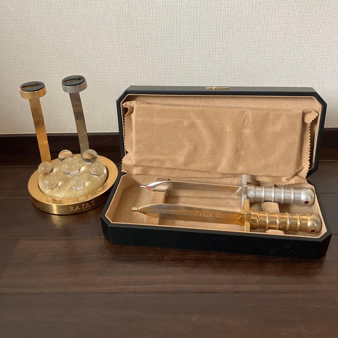 値下げしました 【ラジャス剣 ゴールド&シルバー リンパ療法学院