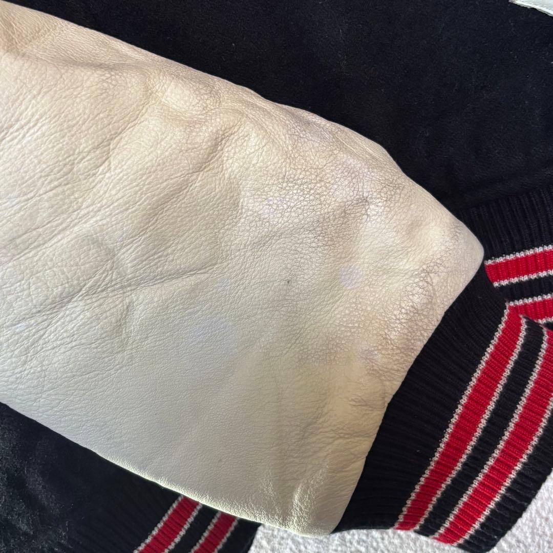 非売品】アサヒスーパードライ SUPER DRY フルデコ スタジャン 袖牛革