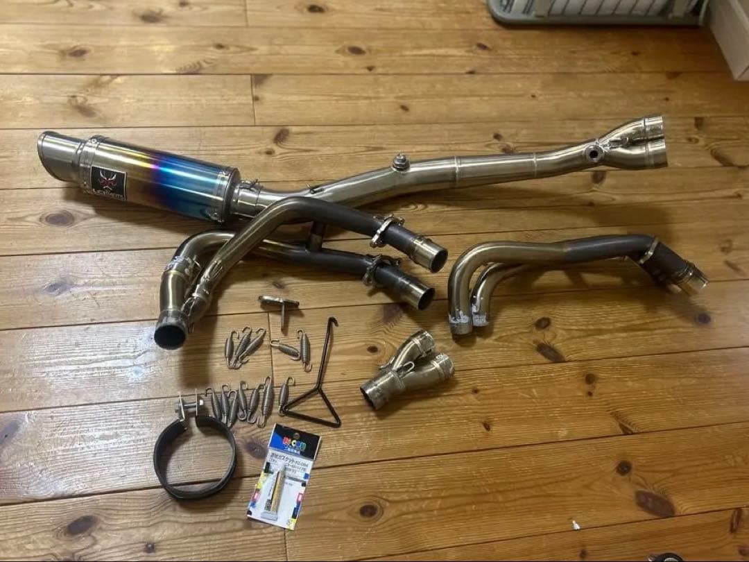 ZX-25R SE（2022年モデル）LCI フルエキゾーストマフラー QR簡易説明書付き NEW ZX-25R 専用 SE KRT フルエキゾーストマフラー