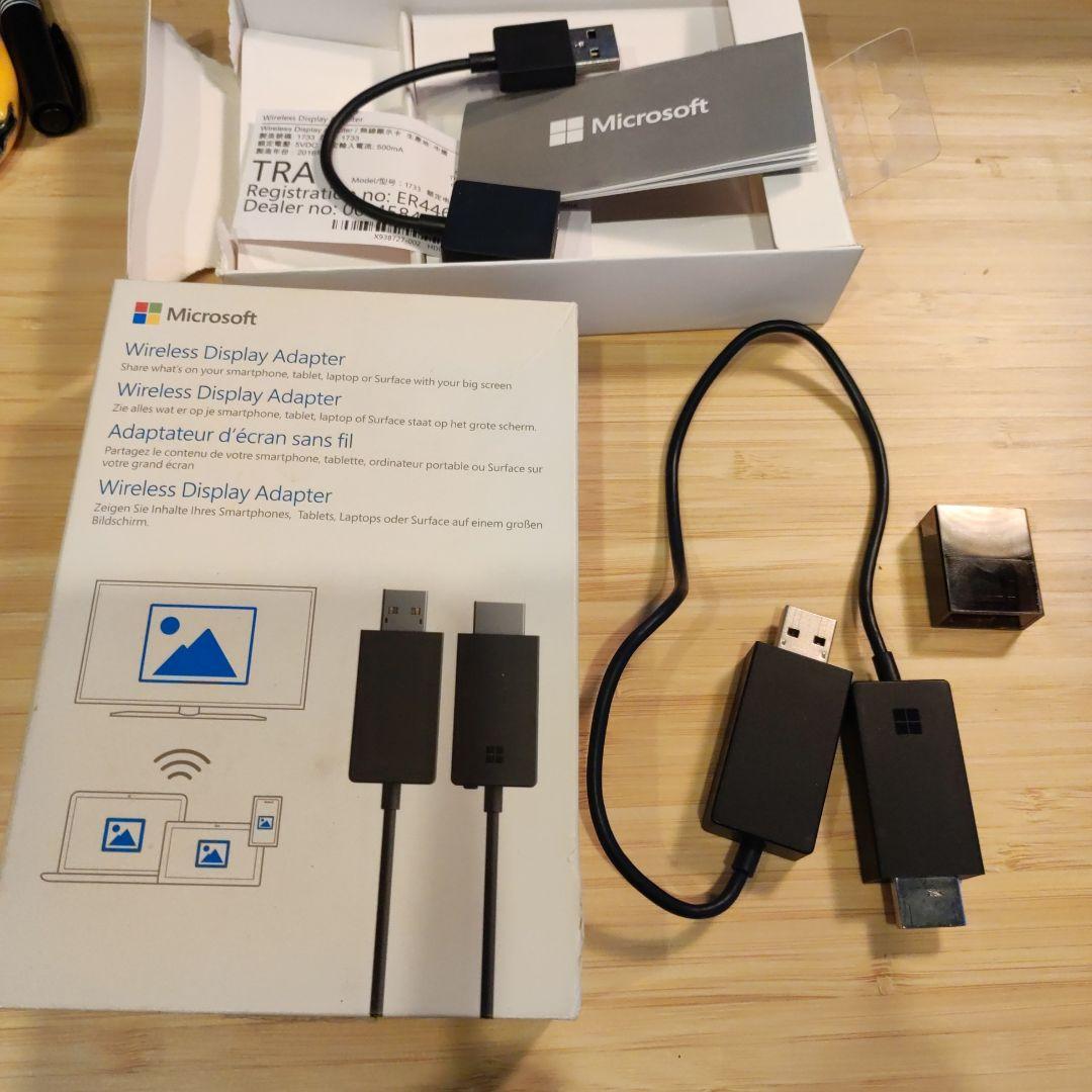 Windowsアクセサリー Microsoft Wireless Display Adapter リモートワーク環境の作業効率をアップする、4K 対応ワイヤレス