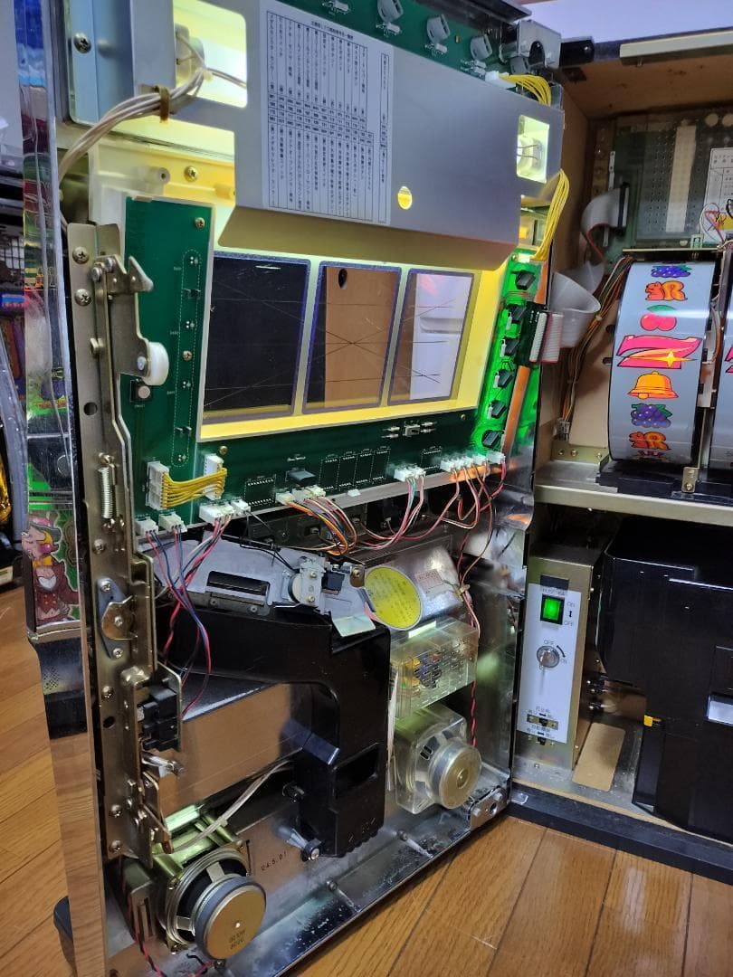 パチスロ実機】北電子☆ゴーゴージャグラーV【コイン不要機付】4号機