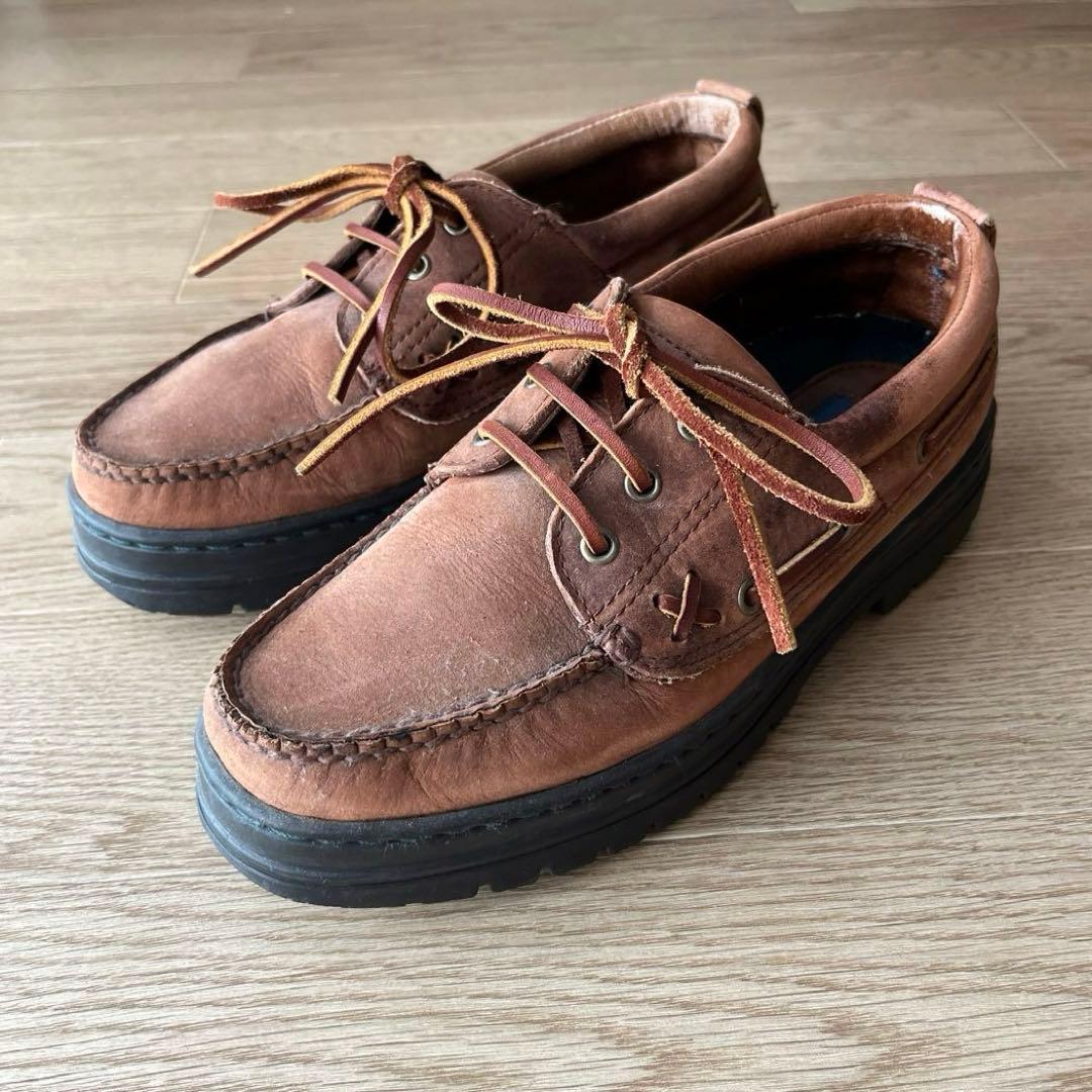 90's POLO SPORTS デッキシューズ レザー アメカジ ヴィンテージ｜ポロ