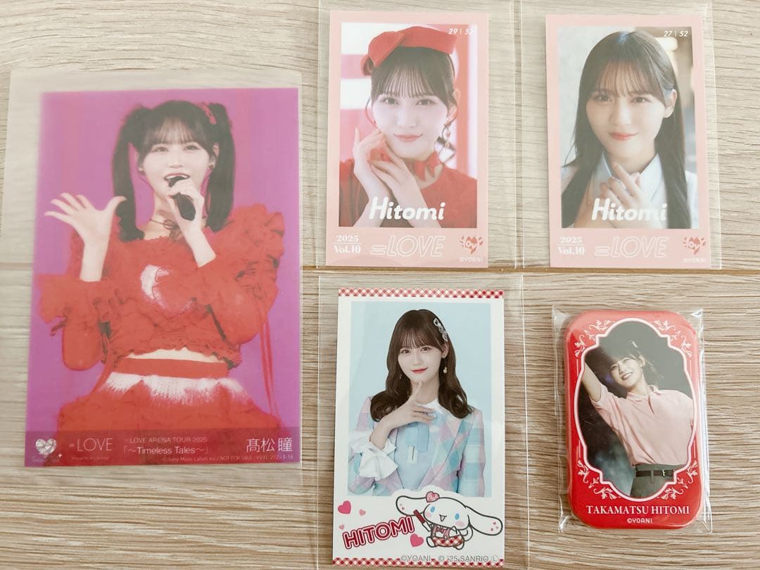 LOVE（イコラブ）髙松瞳 高松瞳 Hitomi 5点セット - メルカリ