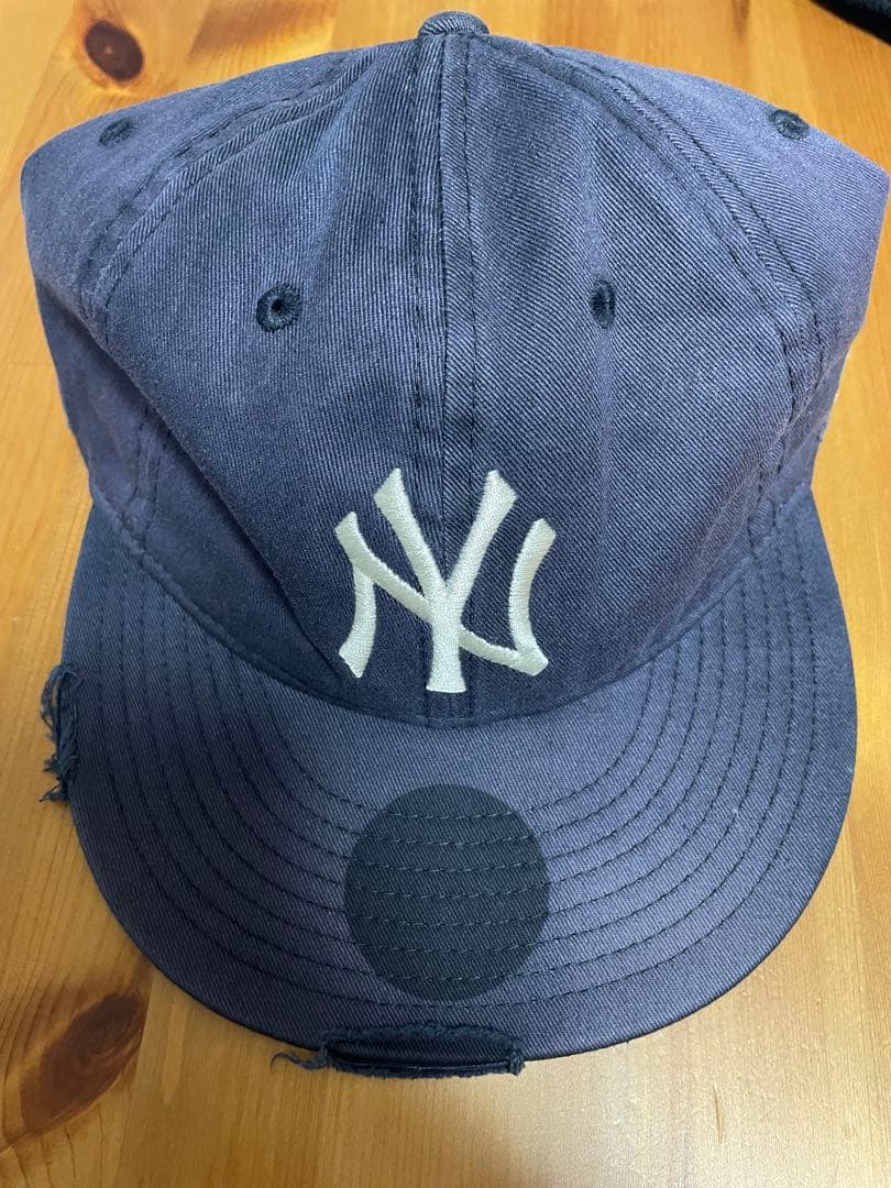 NEWERAニューヨーク・ヤンキース ダメージキャップGORO M/Lサイズ