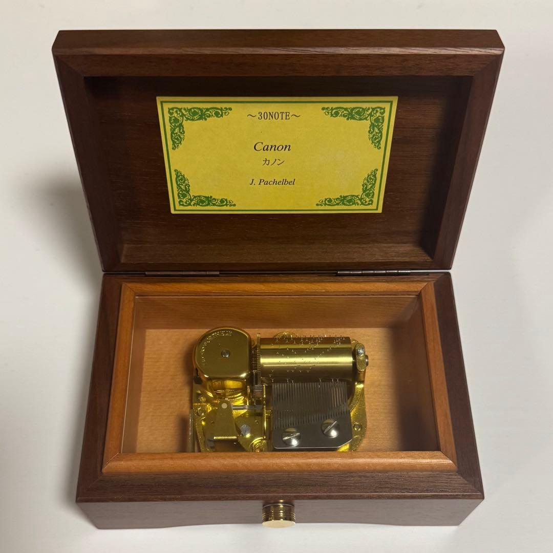 【新品】 30弁 オルゴール 『カノン』 スピカ OEO18 -WN 日本製