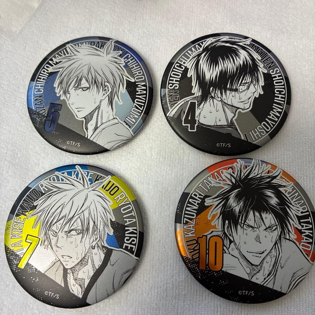 黒子のバスケ 黒バス デコレクション缶バッジ 4点セット - メルカリ