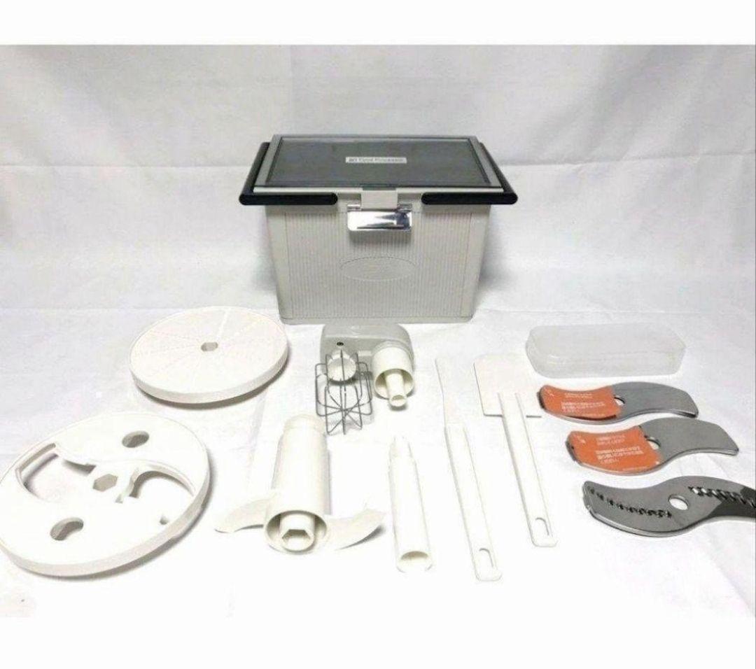 2024年製 黒色 アムウェイ フードプロセッサー パーツ付きフルセット