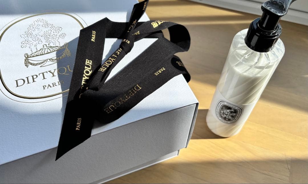 Diptyque フルールドゥポ フレグランスローション 200mlボックス付き