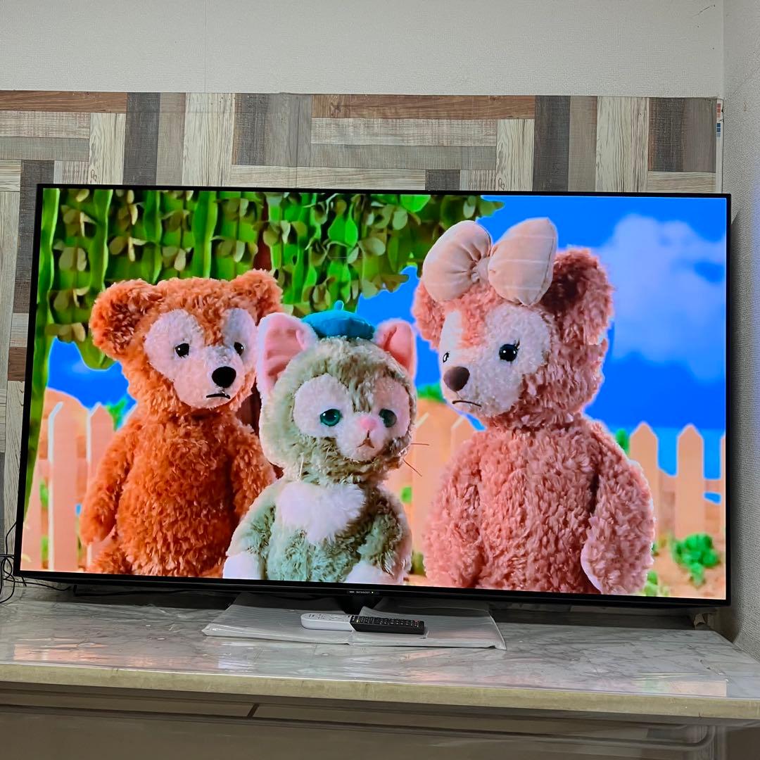 全国送料込❣️SHARP65V型有機ELテレビAndroid TV ネット動画◎ - メルカリ