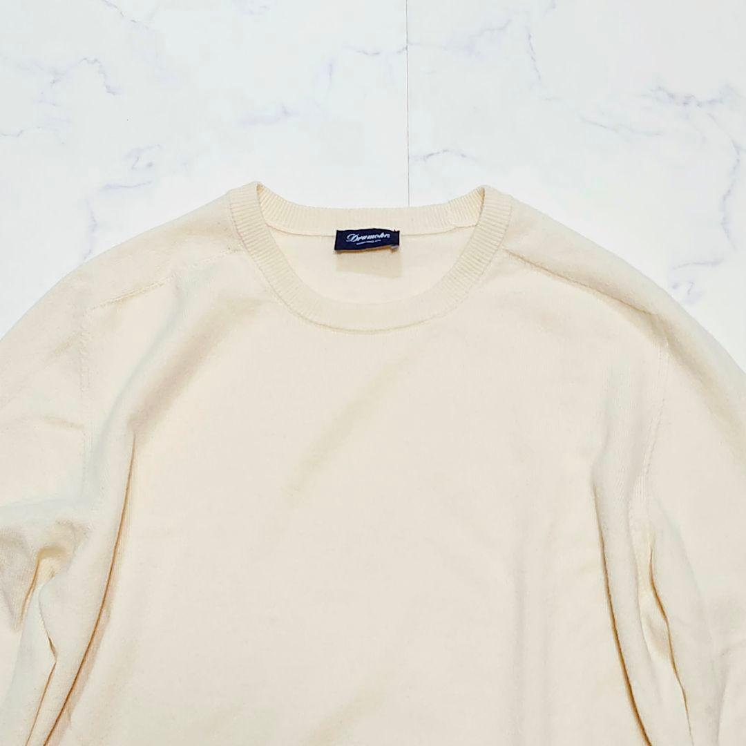 カシミヤ混☆ドルモア 長袖ニット セーター リブ イタリア製 48 - メルカリ