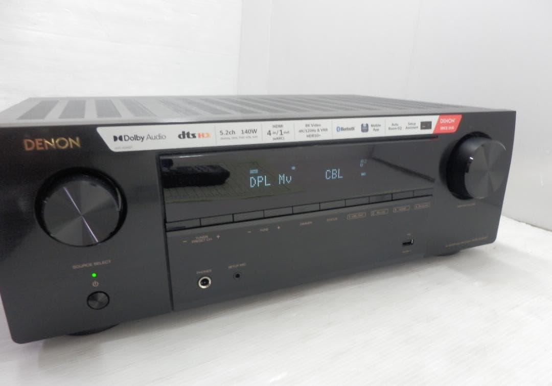 デノン 5.2CH AVサラウンドレシーバー AVRX580BTK アンプ ①