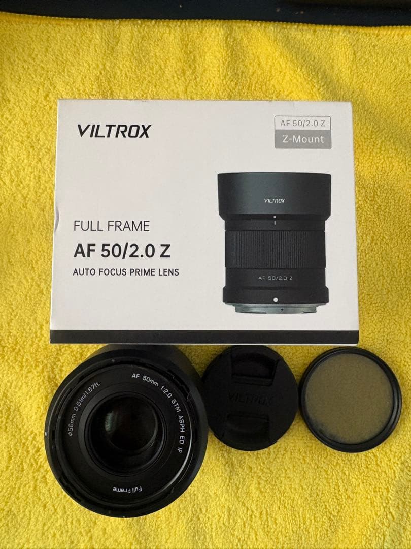 【新品同様】VILTROX AF 50/2.0フルサイズ　Zレンズ CPLF付 Viltrox AF 50mm F2.0 AIR フルサイズ Z ニコンZマウント – viltrox-shop