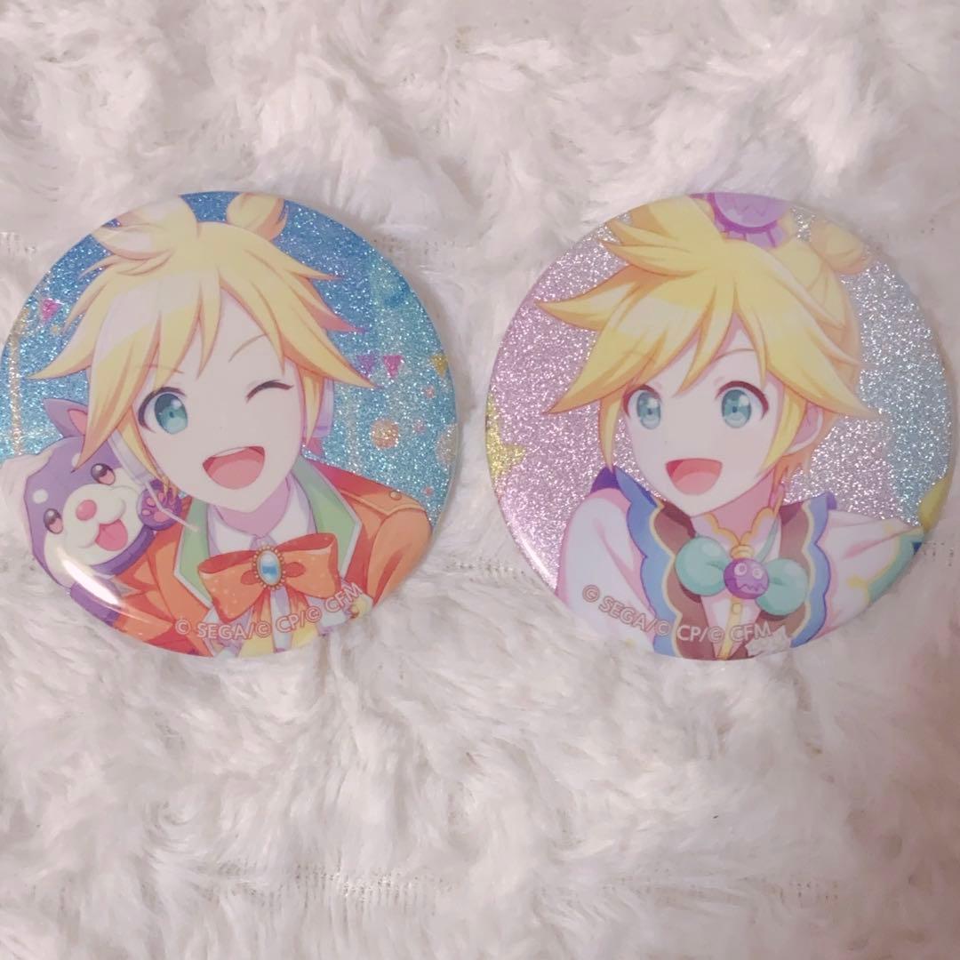 プロセカ 鏡音レン グリッター缶バッジ 3B 4B - メルカリ