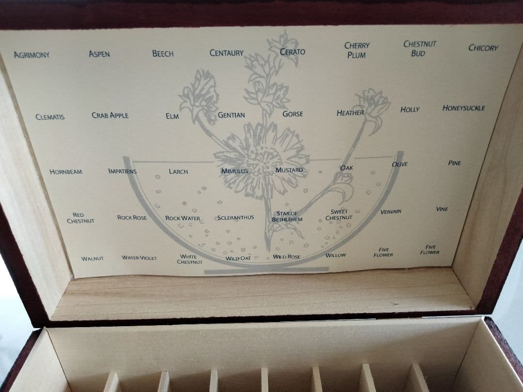 01/2036】フラワーエッセンスのフルセットと専用木箱♪ヒーリング