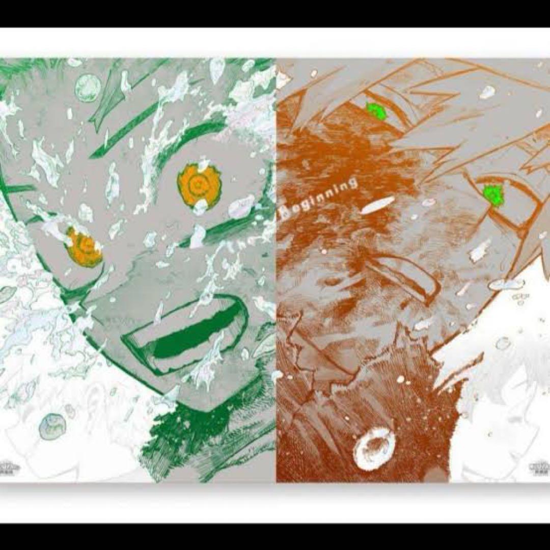 ヒロアカ 原画展 ポスター 爆豪勝己 緑谷出久 the beginning - メルカリ