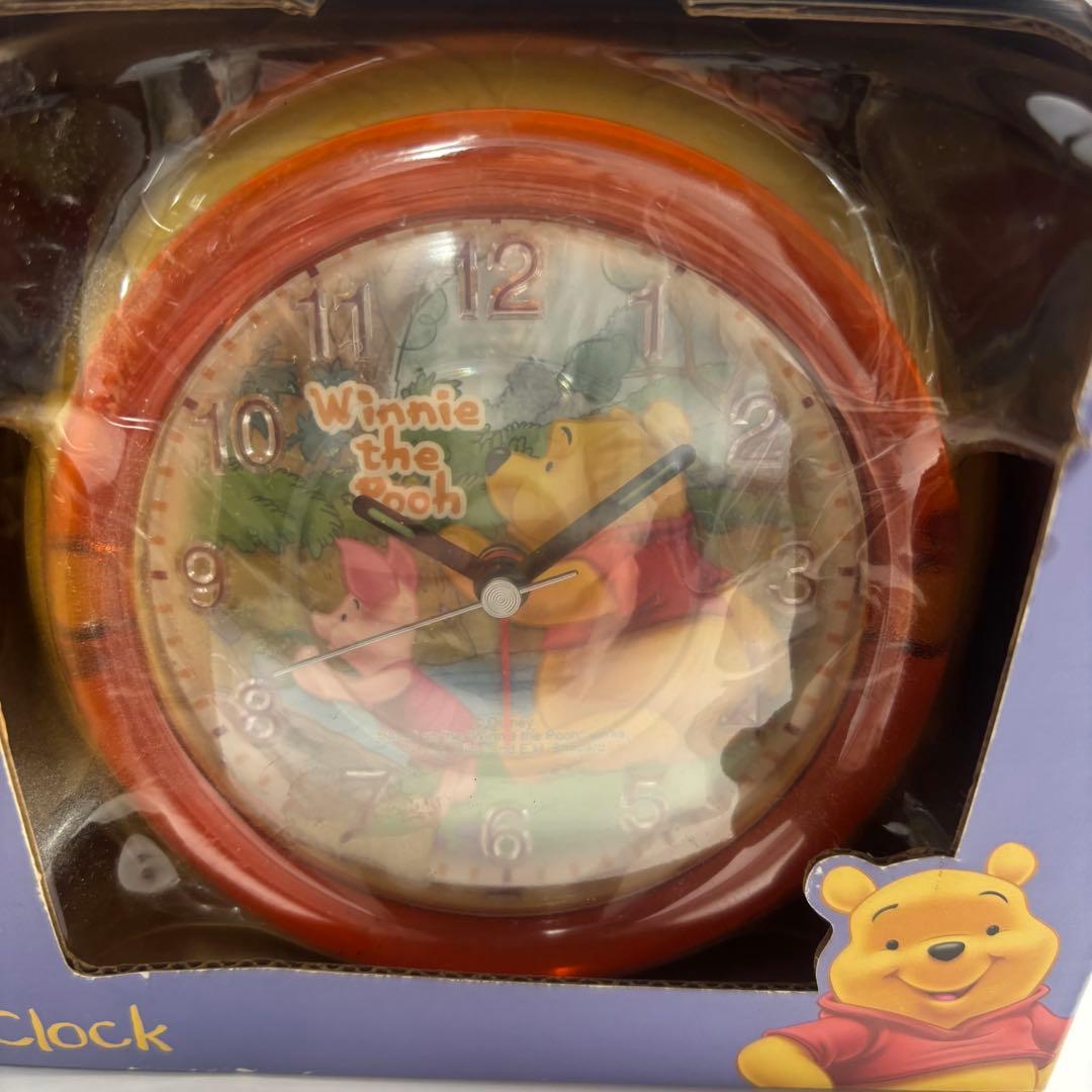 未使用 ディズニー くまのプーさん 置時計 箱付 - メルカリ
