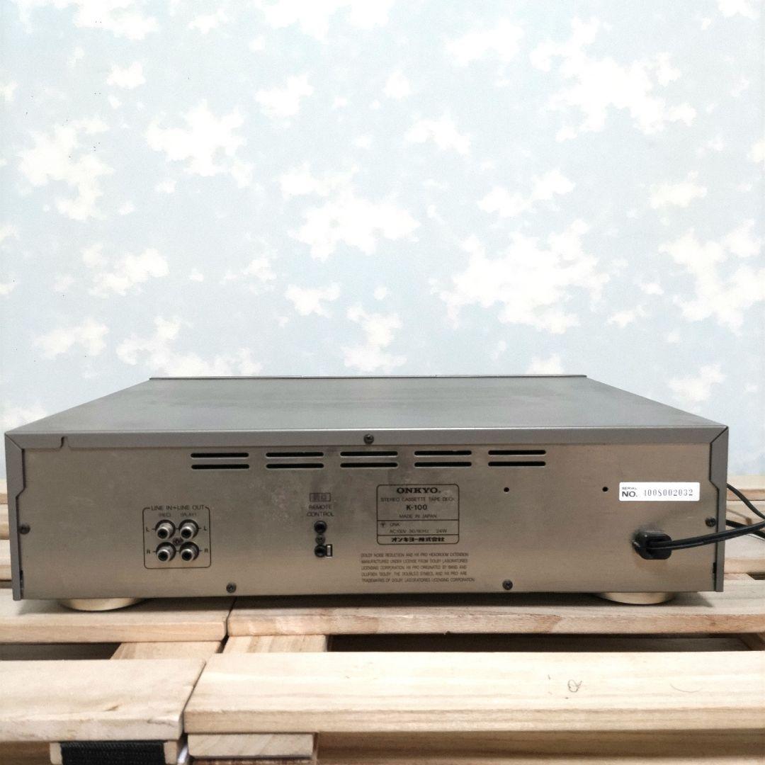 ONKYO / K-100 ダブルカセットデッキ オンキョー - メルカリ