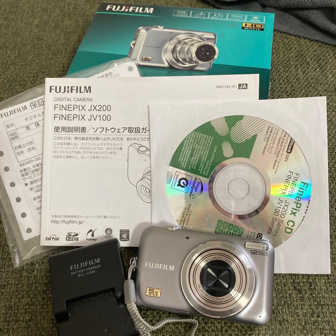FUJIFILM FINEPIX JX200 デジタルカメラ Amazon.co.jp: FUJIFILM FinePix JX200 Digital Camera Silver FX