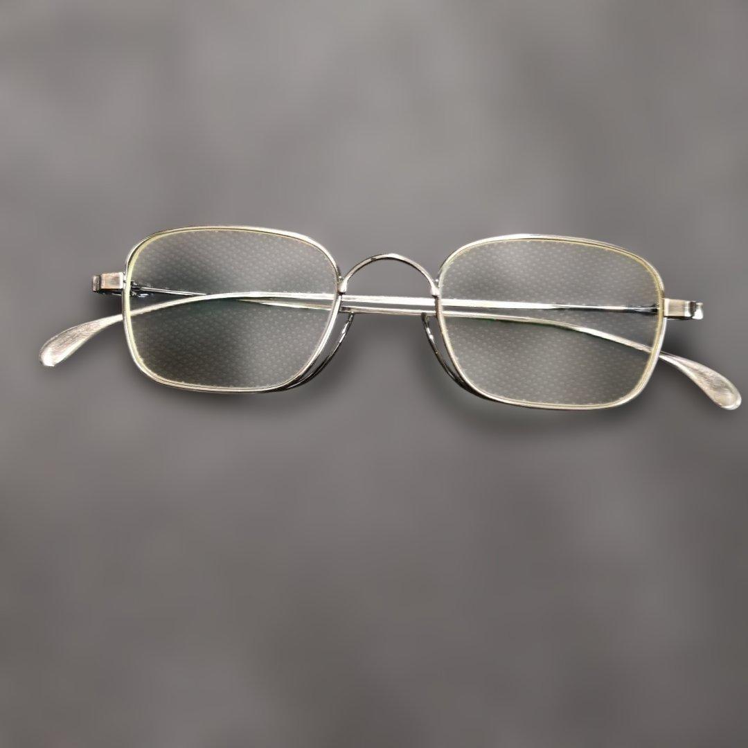 G.B.Gafas メガネ ヴィンテージ シルバー