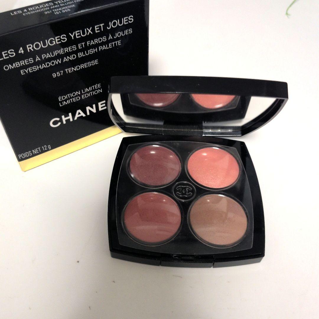 CHANEL 957 TENDRESSE 限定アイシャドウ&チークパレット - メルカリ