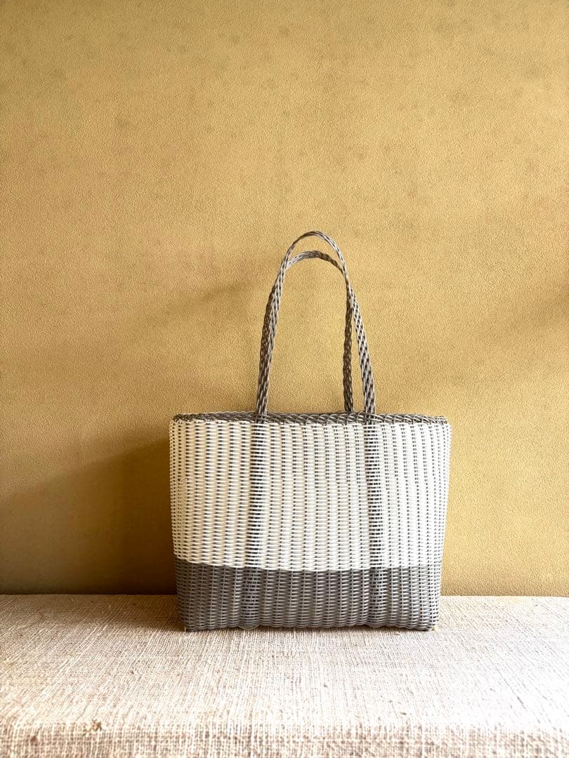 PALOROSAパロローサ 【美品/希少】バイカラー TOTE かごバッグ - メルカリ