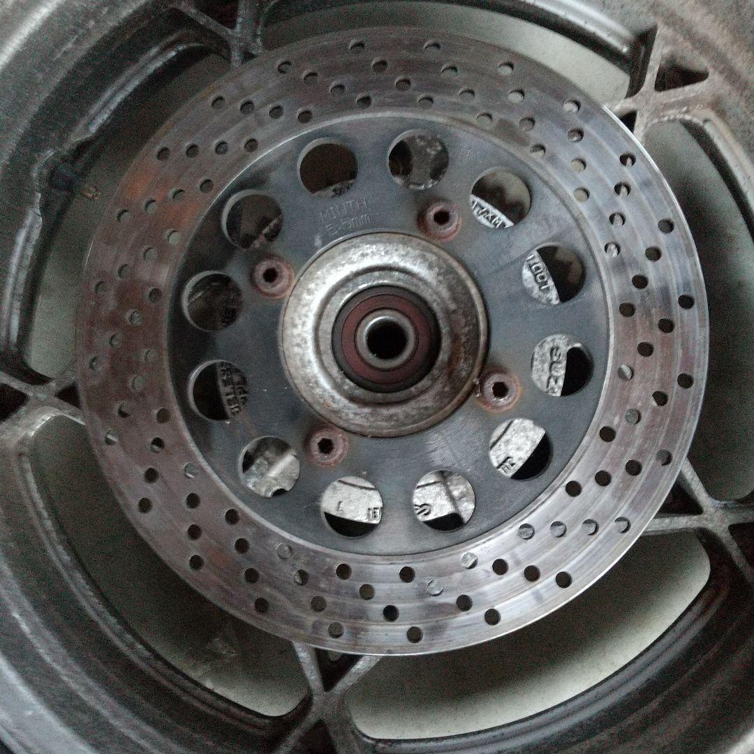 スズキGSX400Sカタナ純正星形キャストリアホイール - メルカリ