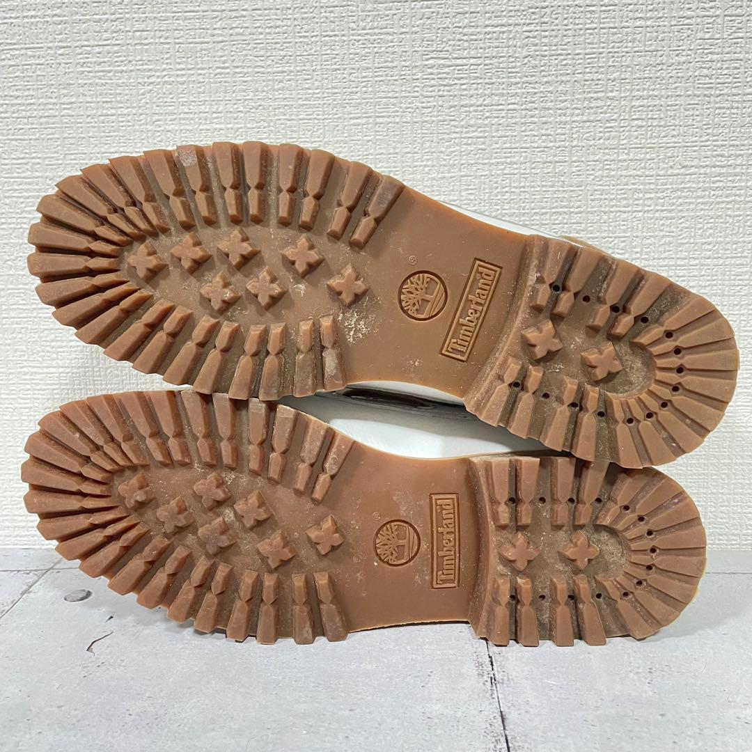 靴 Timberland 3EYE CLASSIC LUG WHITE 27.5cm