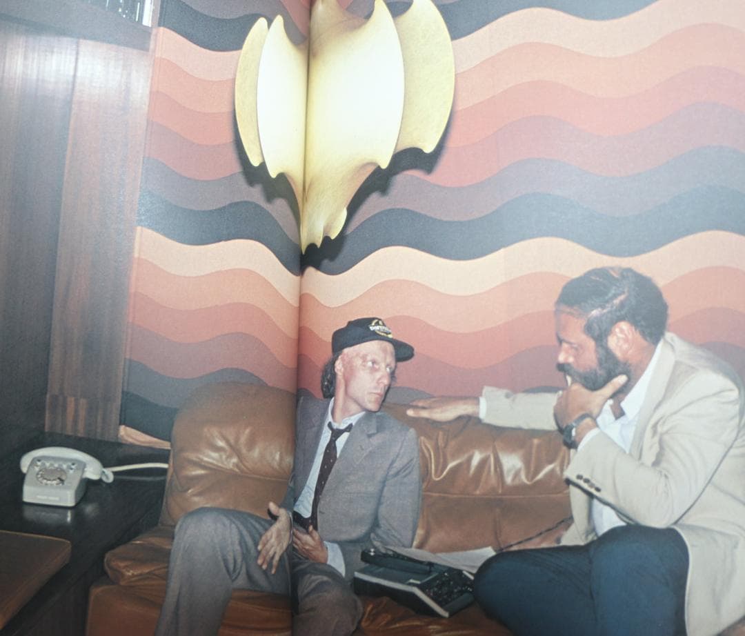 貴重ニキ・ラウダ写真集　Sexy Road 横浜タイヤ発行・非売品１９８２年出版