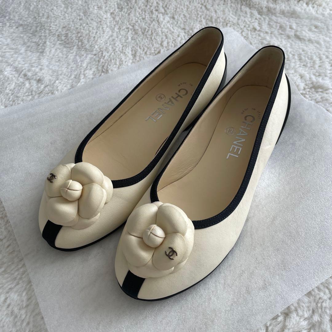 【即日発送可◎】CHANEL カメリア フラットシューズ CHANEL（シャネル） レディース バレリーナ フラット シューズ 靴