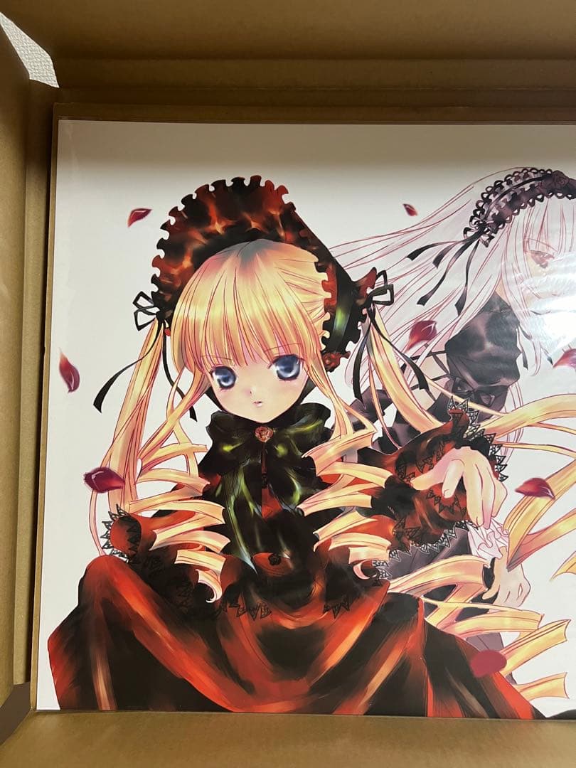 ローゼンメイデン 複製原画 、真紅、水銀燈、バーズコミック版 2巻表紙