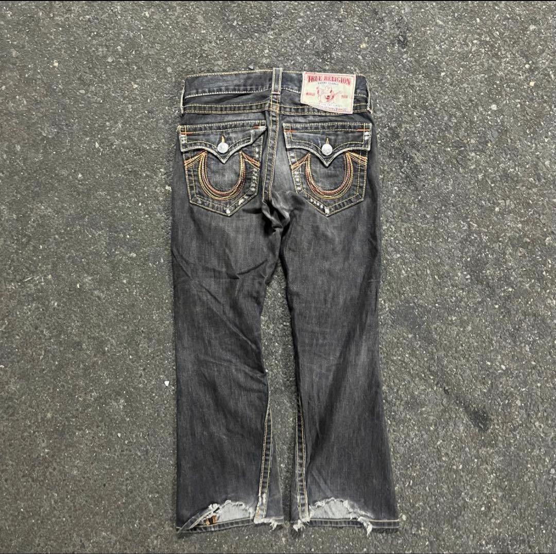 true religion レインボージョイ フレアデニム IO着用 即日発送 - メルカリ