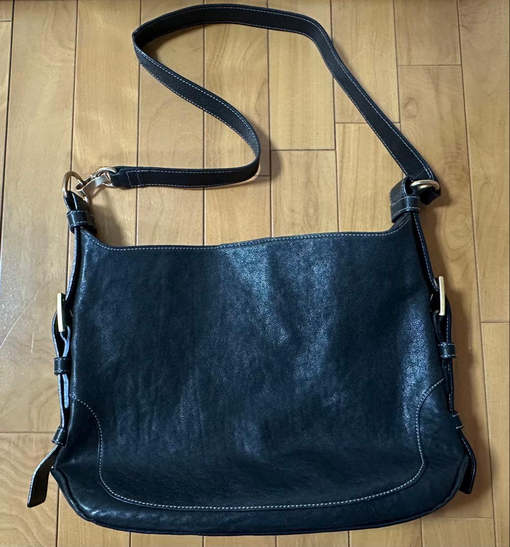 土屋鞄 AGIR アジール 2way スタイルショルダー トートバッグ 黒