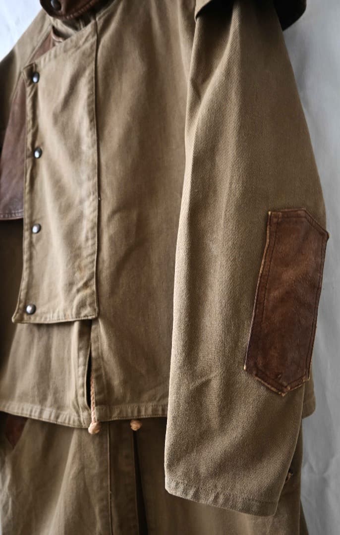 ninja964様専用/スタンドカラー モーターサイクル ミリタリーレザー