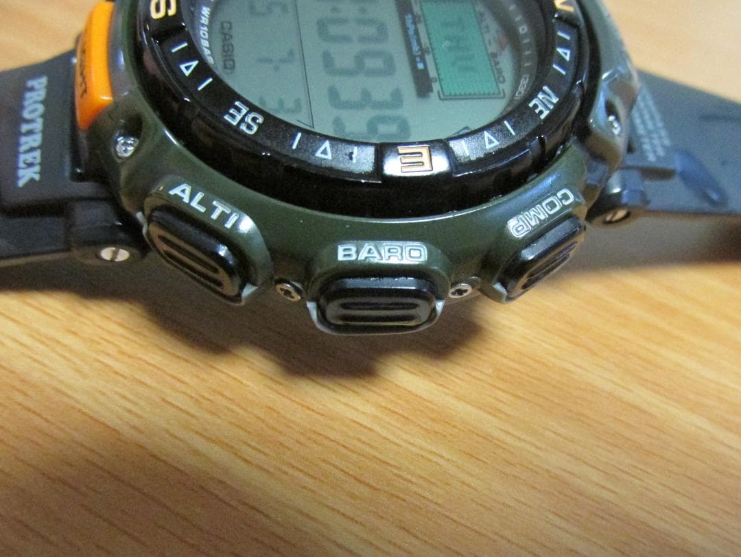 美品】プロトレック PRG-40 ⑳ アーミーグリーン - メルカリ